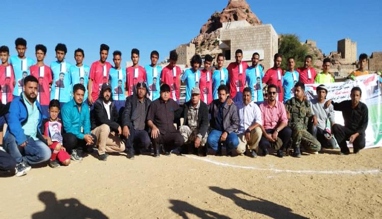 نادي لنجود الرياضي يقيم مباراة ودية في أربعينية شهيد الواجب مجد يوسف مصلح ناشر الحكم