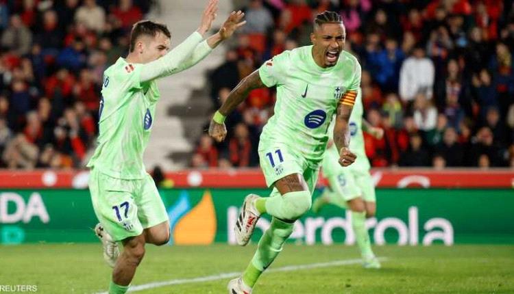 برشلونة يكتسح ‎ريال مايوركا بخماسية في الدوري الإسباني