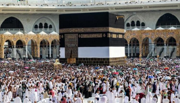 مراسم تسليم مفتاح الكعبة للشيخ عبدالوهاب الشيبي