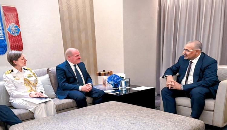 لقاءات دبلوماسية للرئيس عيدروس الزبيدي: الانتقالي يستعد لما بعد الشرعية