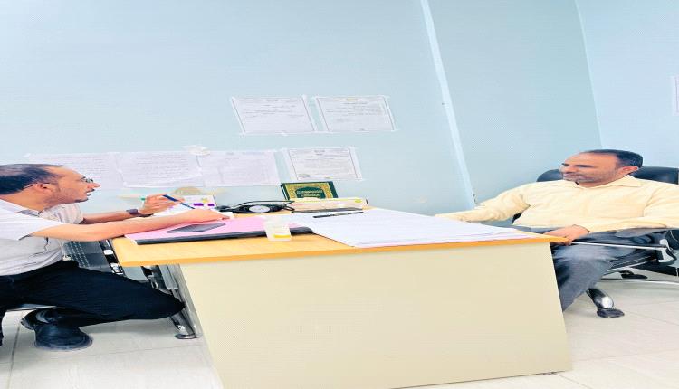 مدير صندوق رعاية وتأهيل المعاقين يزور المختبرات المركزية في محافظة شبوة