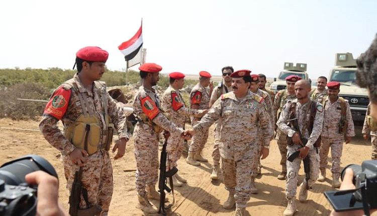  الداعري يزور المنطقة الخامسة ويشيد بالجاهزية والروح المعنوية للمقاتلين