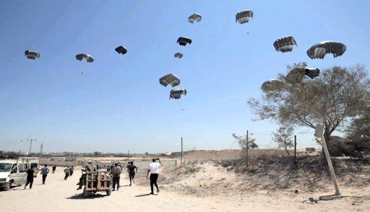 الإمارات تنفذ الإنزال الجوي الـ76 للمساعدات في غزة