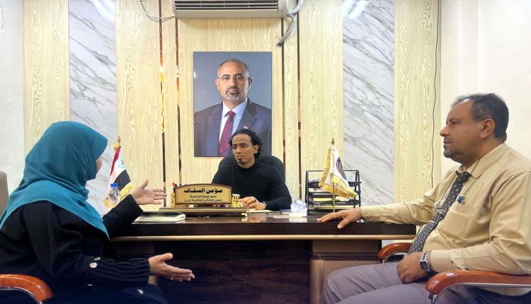 السقاف يناقش مع مديرة مكتب التربية بالعاصمة عدن ترتيبات العام الدراسي الجديد
