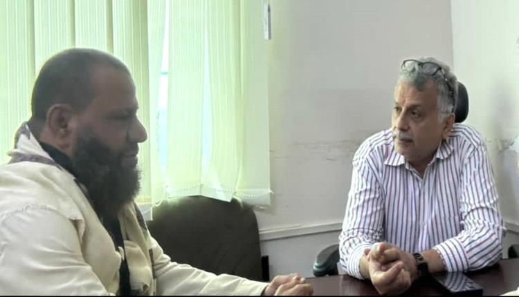 مدير الرعاية الصحية بمديرية رضوم بشبوة يلتقي مشرف منظمة الإنقاذ الدولية بالعاصمة عدن
