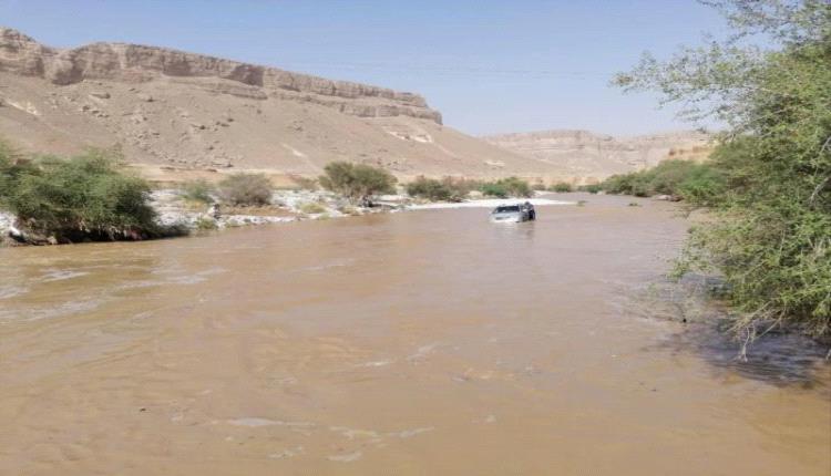 كارثة سيول بحضرموت: وفاة شاب ونفوق 160 رأس غنم وتضرر ممتلكات