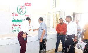 مؤسسة فهد بلبحيث تنفذ مشروع بناء سوق السمك في مدينة بروم