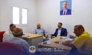 فريق التوجيه والرقابة الرئاسي بالمجلس يزور انتقالي العاصمة عدن ويبحث سبل تعزيز الأداء الإداري والخدمي 
