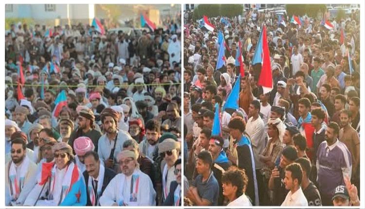 اصطفاف شعب الجنوب لحسم أهدافه