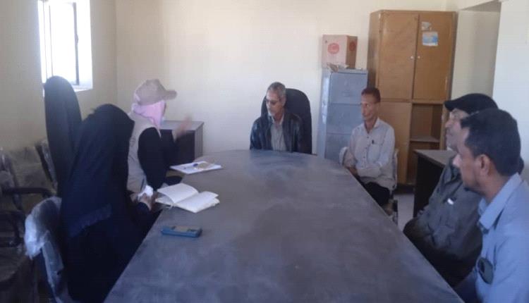 مدير إدارة التربية بمديرية الضالع يلتقي بضابط الشكوى بقسم المتابعة بمنظمة صناع النهضة