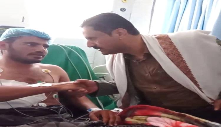 الجبواني وبن لسود يتفقدان جرحى القوات الجنوبية في مستشفى الشيخ محمد بن زايد بعتق