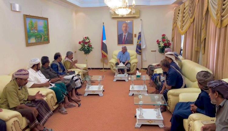 الكثيري يستقبل وجهاء قبيلة آل باتيس بسيئون