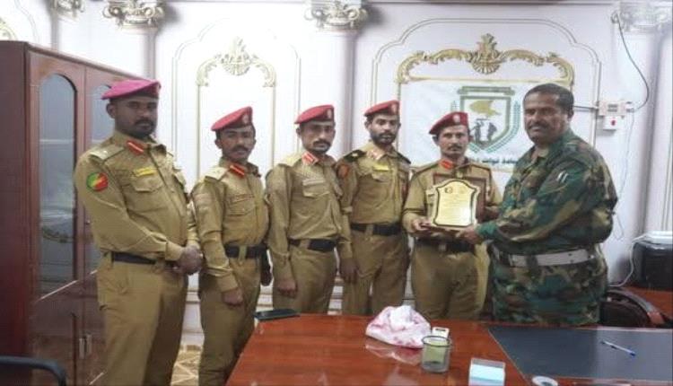 القائد العام لقوات دفاع شبوة يستقبل دفعة من خريجي الكلية الحربية