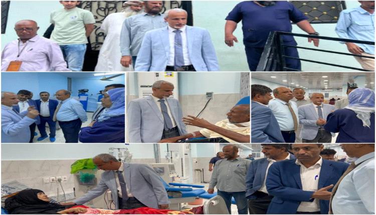 برئاسة الشبحي.. وفد وزارة الصحة يزور هيئة مستشفى الجمهورية