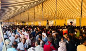 استجابة لدعوة انتقالي وادي حضرموت.. بدء اعتصام شعبي واسع في سيئون للمطالبة بإعلان دولة الجنوب
