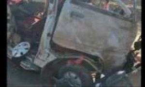 مصرع 4 وإصابة 8 في حادث مروري مروّع بمدينة يريم بإب

