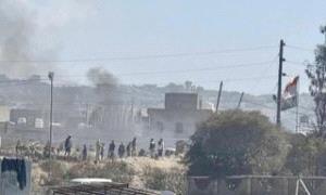 تفـ.ـجير التربة يهز بوابة تعز الجنوبية.. رسالة حو.ثية-إخو.انية لخلط الأوراق