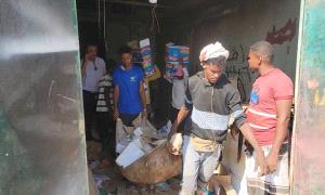 ضبط ( 4 ) أطنان من المواد منتهية الصلاحية في مديرية المنصورة بعدن