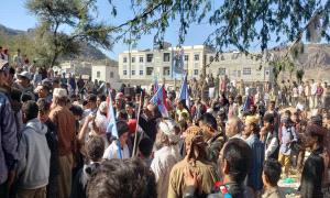 استجابة لدعوة انتقالي الضالع.. اعتصام جماهيري مفتوح للمطالبة بإعلان دولة الجنوب العربي