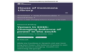 تقرير بريطاني : المجلس الانتقالي في الجنوب فرض نفسه كطرف أمر واقع في اليمن