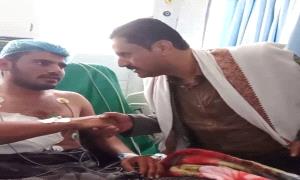 الجبواني وبن لسود يتفقدان جرحى القوات الجنوبية في مستشفى الشيخ محمد بن زايد بعتق