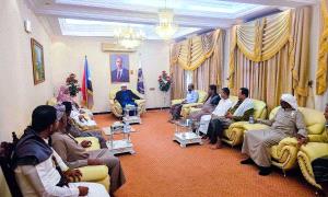 الكثيري يستقبل عددا من مقادمة ووجهاء قبيلة آل باجري