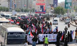 حضور حاشد لحرائر وماجدات الساحل في ساحة الاعتصام بالمكلا