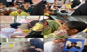 طلاب طب الأسنان بجامعة العلوم والتكنولوجيا ينشرون الوعي الصحي في مؤسسة رموز للصم بعدن