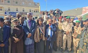 قيادات عسكـ.ـرية وأمنية تعلن انضمامها لمخيم الاعتصام المفتوح بشبوة