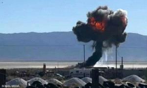 تحطم مقاتلة أميركية في انفجار مروع ونجاة الطيار بأعجوبة
