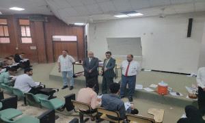 كليةُ الحقوق جامعة عدن تُدَشِّنُ امتحانات الدور الأول  للفصل الأول  من العام الجامعي 2025- 2026م
