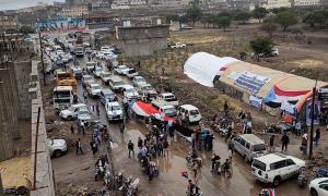 وصول موكب أبناء غول سبوله والقرين والجليلة والوعرة والكبار والحود إلى مخيم الاعتصام بالضالع