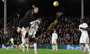 مانشستر سيتي ينجو من انتفاضة فولهام في الدوري الإنجليزي