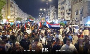 عدن تحتفي بانتصار القوات الجنوبية وتحرير وادي وصحراء حضرموت "صور"
