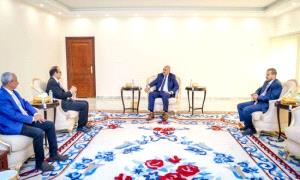 الزُبيدي ووزير الصحة يناقشان أوضاع وتحديات القطاع الصحي في سقطرى وعدن

