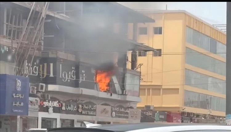 اندلاع حريق في سوق الحجاز بالمنصورة
