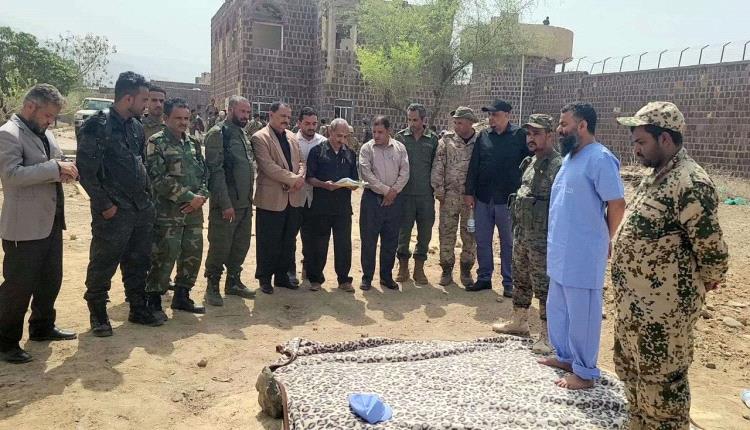 النيابة العامة بمحافظة الضالع تنفذ حكم القصـ.ـاص الشرعي بحق المحكوم عليه نجيب الحساني