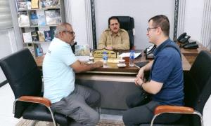 نائب مدير أمن عدن العميد جبر يناقش سبل التنسيق والتعاون المشترك بين أمن العاصمة عدن ووفد من منظمة سمارتيان الأمريكية الدولية
