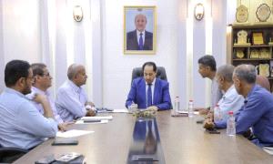 اجتماع يناقش أوضاع قطاع الشباب والرياضة في الضالع