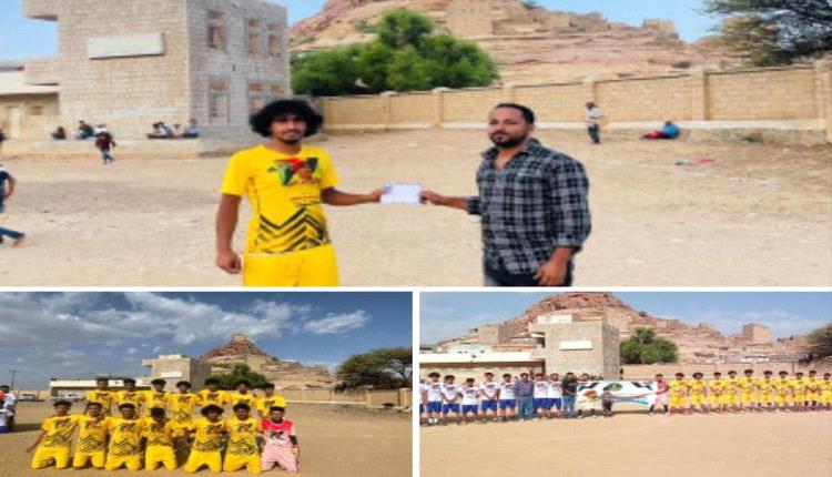 سوبر هاتريك أحمد يمنح الشعلة الفوز على النصر في بطوله أربعينية شهيد الواجب سعيد قاسم الحكم 