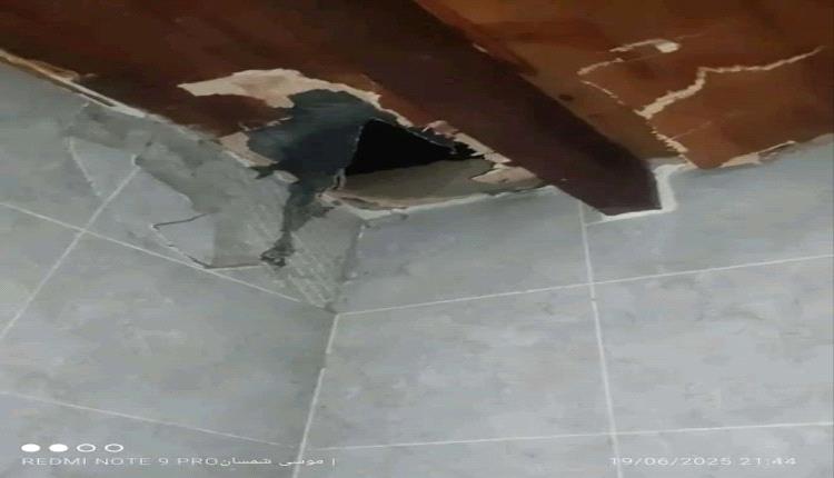 اضرار كبيرة في منزل مواطن بسبب هذا الامر