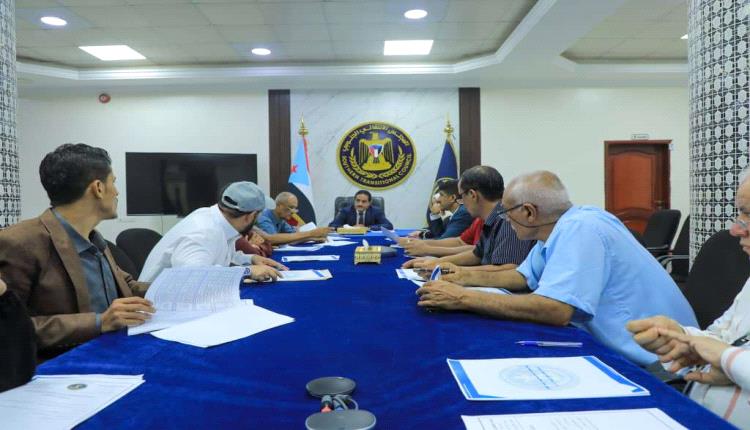 الأمانة العامة بالانتقالي تناقش خطتها التنظيمية للفصل الثالث من العام الجاري