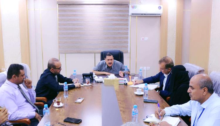 مدير أمن العاصمة عدن يلتقي ممثل المفوضية السامية لحقوق الإنسان التابعة للأمم المتحدة