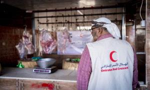 هيئة الهلال الأحمر الإماراتي تدشن توزيع أضاحي العيد على الأسر الأشد فقراً في محافظتي عدن و لحج
