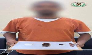إدارة مكافحة المخدرات بقوات الحزام الأمني تضبط أحد المروجين في مديرية المنصورة