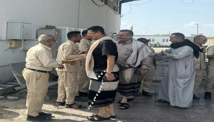 بتوجيه من مدير عام المطار .. الزغلي وجابر يتفقدان سير العمل خلال أيام العيد