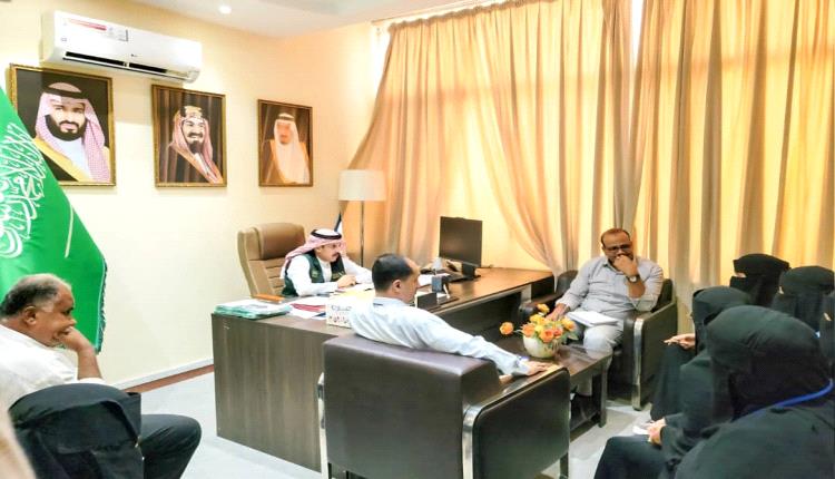 مكتب البرنامج السعودي لتنمية وإعمار اليمن في عدن يستقبل طالبات مشروع "الوصول إلى التعليم في الريف" بلحج