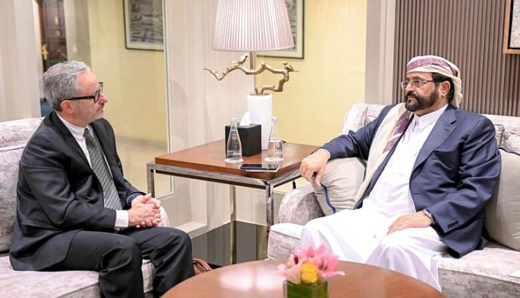 العرادة يبحث مع سفير الاتحاد الأوروبي جهود إنهاء الأزمة في اليمن وتعزيز الاستقرار
