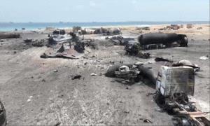 قصـ.ـف أمـ.ـريكي جديد يسـ.ـتهدف ميناء رأس عيسى بالحديدة
