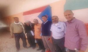 زيارة تفقدية لمديري التربية والنظم بمحافظة الضالع لمركز امتحانات العوابل بالشعيب